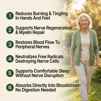 Kaivo 11-in-1 Nerve Support Drops — R-Alpha Lipoic Acid With Vitamin B12