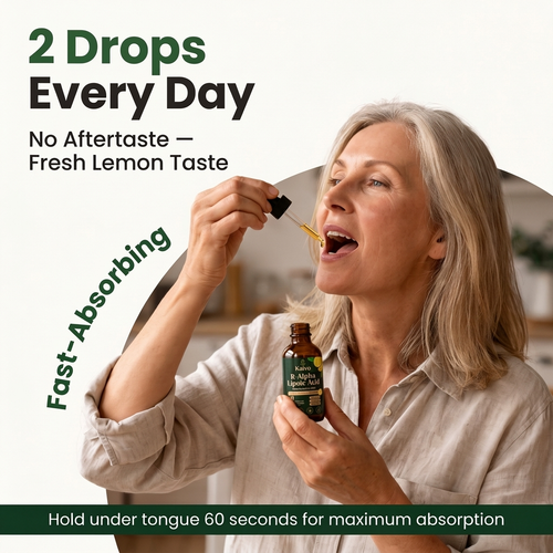 Kaivo 11-in-1 Nerve Support Drops — R-Alpha Lipoic Acid With Vitamin B12